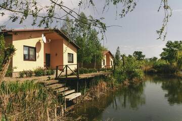 Фото номера Дом для отпуска Дома для отпуска Vilkovo Holiday&amp;fishing club г. Вилково 73