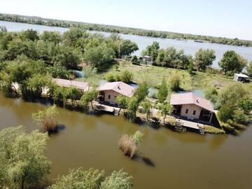 Фото номера Дом для отпуска Дома для отпуска Vilkovo Holiday&amp;fishing club г. Вилково 48